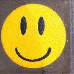 Smiley Ø 25 cm geel-683